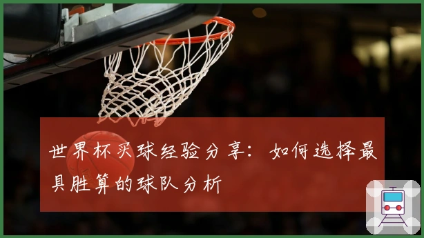 世界杯买球经验分享：如何选择最具胜算的球队分析